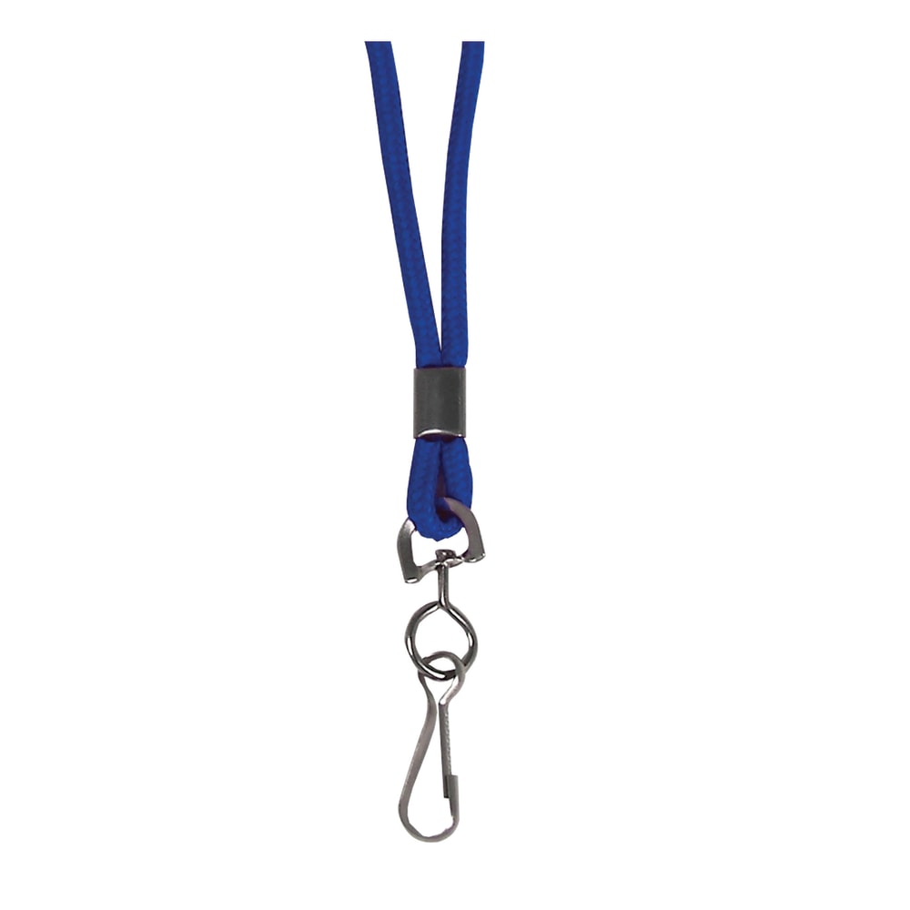 C-Line Standard Lanyards With Swivel Hooks, 36inL, Blue, Pack Of 24 MPN:CLI89315BN