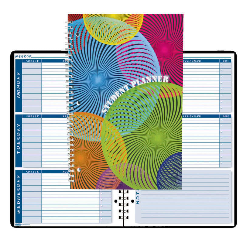 House Of Doolittle Non-Dated Assignment Books, 11in x 7in, 100% Recycled, FSC Certified, Pack Of 3 MPN:HOD2575BN