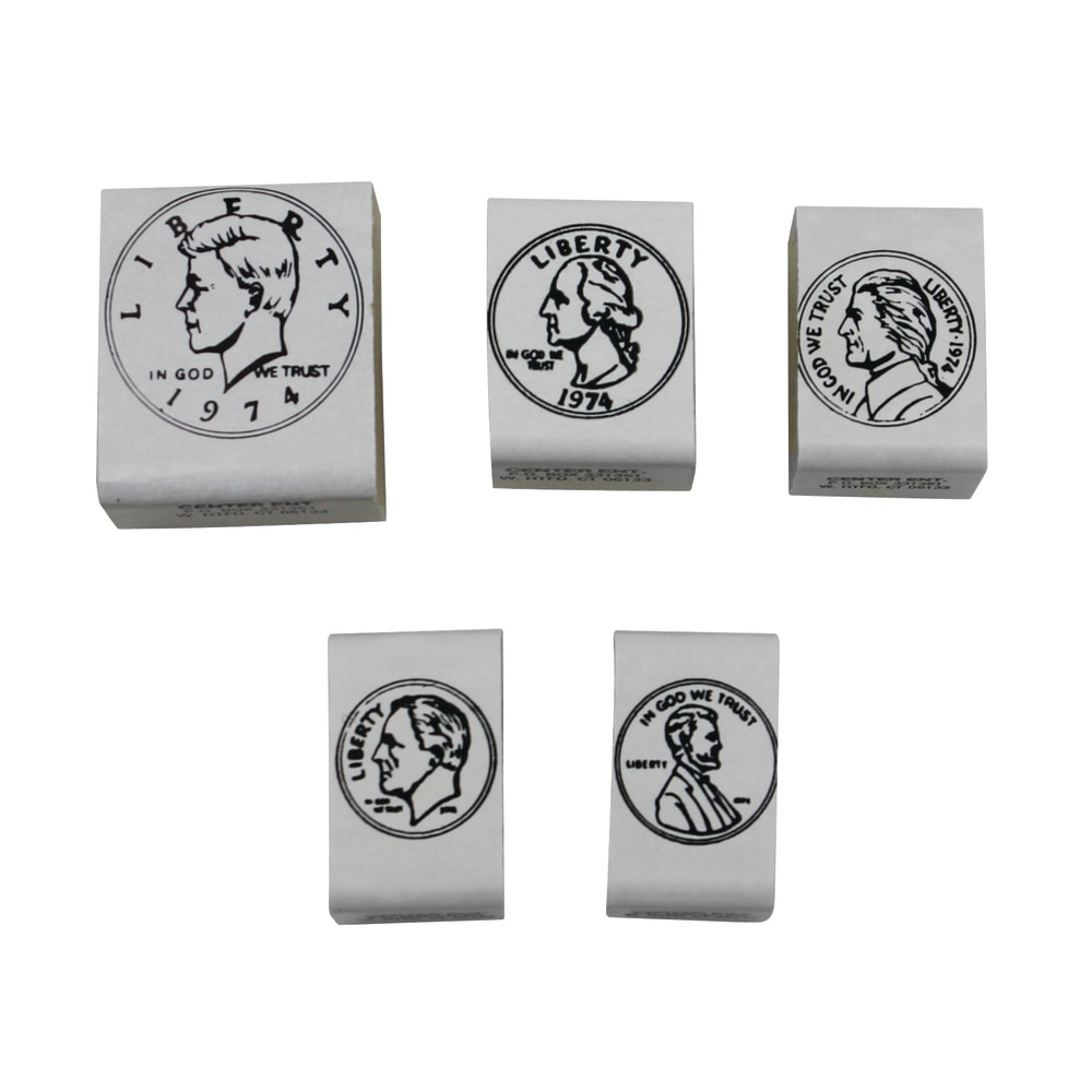 Ready 2 Learn Coin Stamps - Heads, 5 Stamps Per Set, Pack Of 3 Sets MPN:CE-103BN