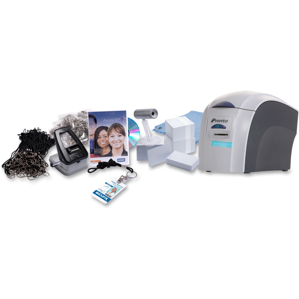 Pronto RX36490001K1 Dye Sublimation/Thermal Transfer Color Printer & ID Badge Kit MPN:36490001K1