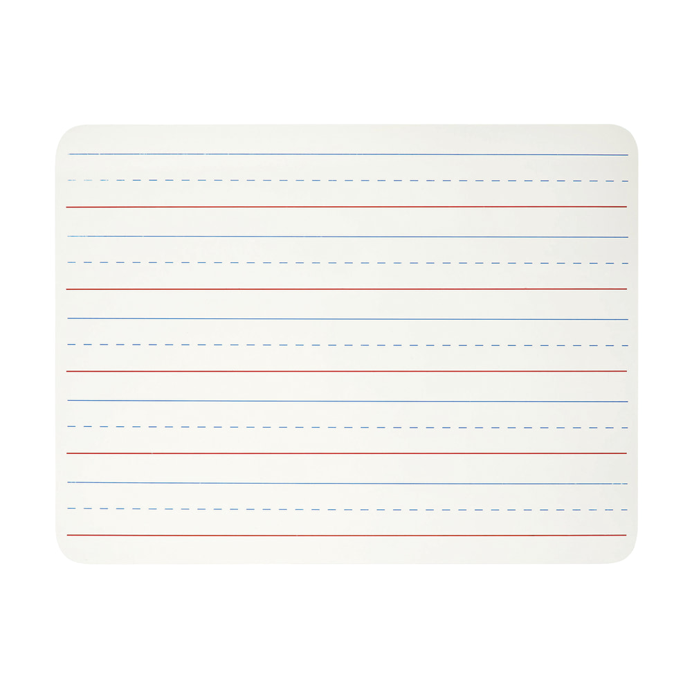 Charles Leonard Dry Erase Lap Board, 1-Sided Lined, 9in X 12in, Pack Of 12 MPN:CHL35115BN