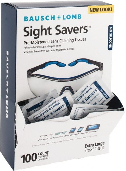 Eyewear Cleaning Wipes: Silicone Free, Use with All Glass and Plastic Lenses MPN:8574GM