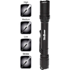 Nightstick Metal Mini-TAC Pro Flashlight - 2 AA - Black MT-220 - Pkg Qty 4