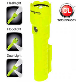 Nightstick Intrinsically Safe Dual-Light Flashlight w/Magnets - 3 AA (not included) - Green - UL913 XPP-5422GM