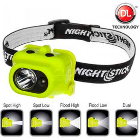 Nightstick Intrinsically Safe Headlamp - 3 AAA - Green - UL913 / ATEX XPP-5454G - Pkg Qty 4