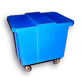 Bayhead Products Yellow Poly Box Truck 14 Bushel Capacity UT-14 YELLOW