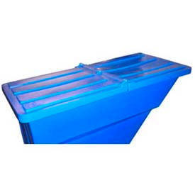 Hinged Lid for 11/5 Cu. Yd. Plastic Self-Dumping Hopper Black 2.2 LID BLACK