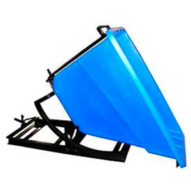 Plastic Self-Dumping Forklift Hopper 5/8 Cu. Yd. 750 Lbs. Cap. Black SD-5/8 BLACK