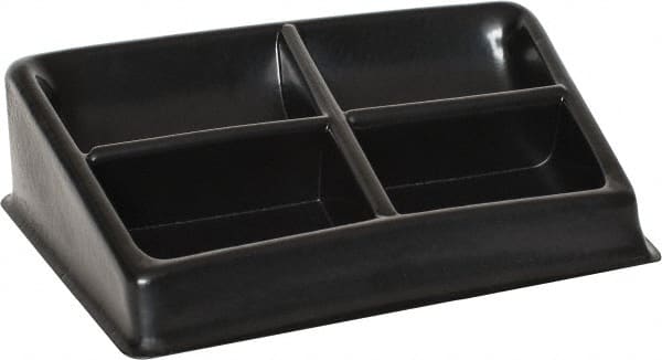 4 Compartment Black Small Parts Assembly Tray MPN:BA-4