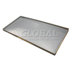 Rotationally Molded Plastic Tray 53x33x3 Gray WT-53