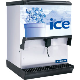 Scotsman® Ice Dispenser Counter Model Approximately 250 Lb. Storage Capacity Cube & Nugget IOD250-1