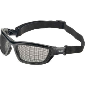 Elvex® AirSpecs™ Safety Goggles with Elastic Strap Black Lens/Frame Pack of 12 WELGG50 - Pkg Qty 12