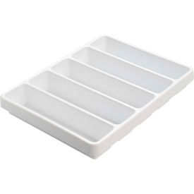 TrippNT™ White Polystyrene Big 5 Compartment Drawer Organizer 17