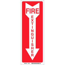 Brady® Fire Extinguisher Sign Fiberglass 4