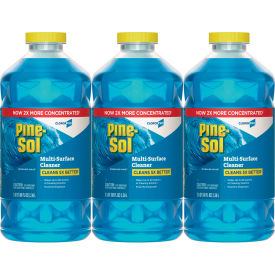 Pine-Sol® CloroxPro Multi-Surface Cleaner Concentrated Sparkling Wave 80 oz. Bottle 3/Case 60609CT