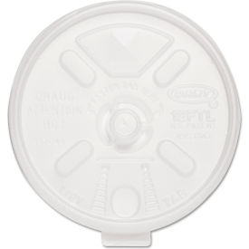 Dart® Lift n' Lock Hot Drink Cup Lids w/ Straw Slots Fits 10 oz to 14 oz Cups Pack of 1000 12FTLS