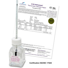 H-B FRIO-Temp Incubator Verification Thermometer with Individual Calibration Report 15 to 30C 602000200