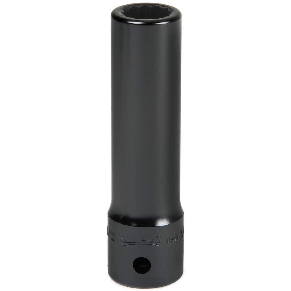Impact Sockets, Socket Size (mm): 20 , Number Of Points: 12 , Drive Style: Square , Material: Chromium-Vanadium Steel , Finish: Black Oxide  MPN:JHW14M-1220