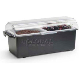 Vollrath® Traex Plastic Condiment Dispenser W/ Standard Lid 4740-01 Brown Quart Insert Size 4740-01