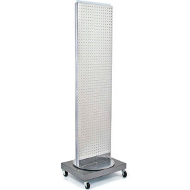 Global Approved 700253-WHT Pegboard Floor Stand 16