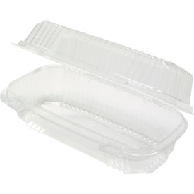 Pactiv Evergreen ClearView SmartLock Hinged Lid Container 23 oz 8.5x4x2.5 Clear Plastic 250/CT YCI810480000