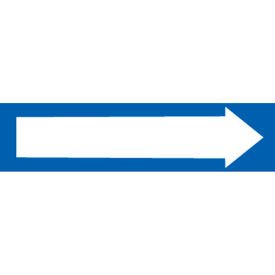Pressure-Sensitive Pipe Marker - Direction Arrow Blue H2053B