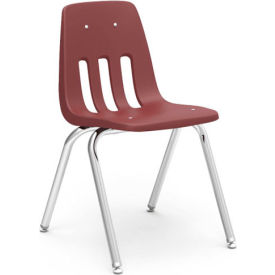 Virco® 9018 Classic Series™ Classroom Chair - Burgundy Vented Back - Pkg Qty 4 90879C50