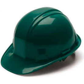 Green Cap Style 6 Point Ratchet Suspension Hard Hat HP16135 - Pkg Qty 16