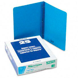 Oxford™ Title Panel And Border Front Report Covers Light Blue 25 Per Box 52501