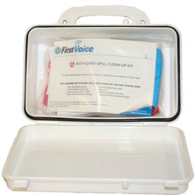 First Voice™ Basic Wall Mounted Bloodborne Pathogen Clean-Up Kit BP003