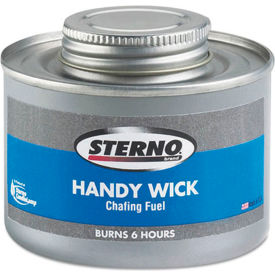 Handy Wick Chafing Fuel Can Twist Cap Wick 6 Hour Burn 8 oz. 24/Carton STE10368
