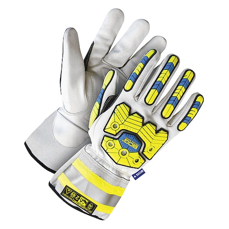 Cut-Resistant Leather Gloves, Cut Level A5, S 1 PR MPN:20-1-10698-S