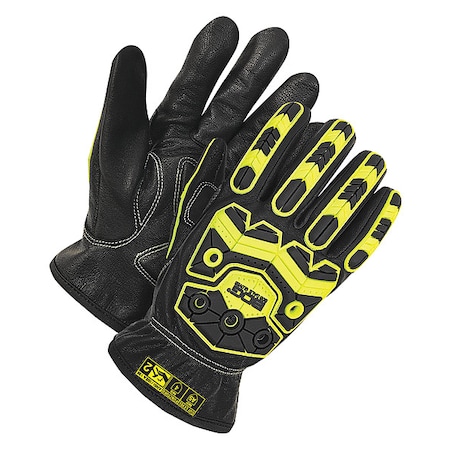 Cut-Resistant Leather Gloves, Cut Level A5, M 1 PR MPN:20-1-10750-M