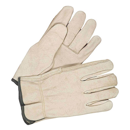Leather Drivers Gloves, Shirred Slip-On Cuff, Straight Thumb, XL, 1 PR MPN:20-1-1571-12-K