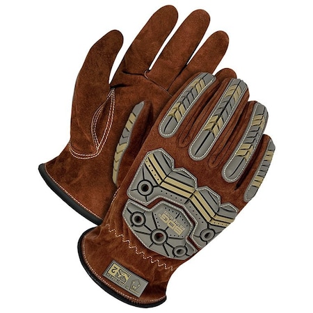 Leather Drivers Gloves w/Cut Resistant Lining, A6 Cut Level, Impact Level 2, Gunn Cut, S MPN:20-1-3300-S