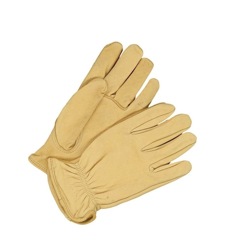 Leather Drivers Gloves, Deerskin, Shirred Slip-On, Keystone Thumb, Gunn Cut, Tan, 2XL 1 PR MPN:20-1-366-X2L