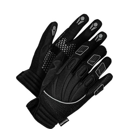 Classic Leather Gloves, Synthetic Leather Palm, Black Neoprene Back, L, Black MPN:20-9-104-L