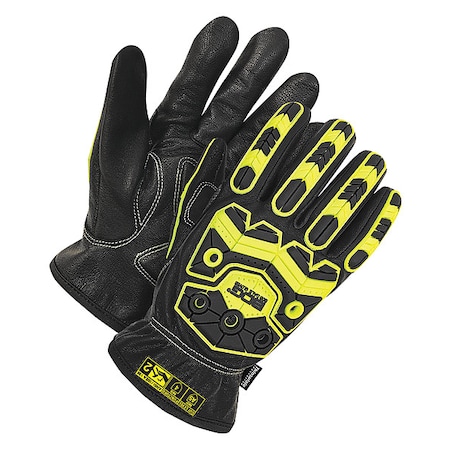 Cut-Resistant Leather Gloves, Cut Level A5, 3XL 1 PR MPN:20-9-10750-X3L-K