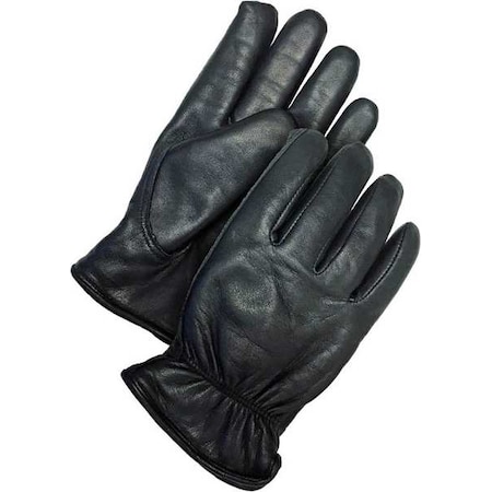 Leather Drivers Gloves, Goatskin Palm, Shirred Slip-On, Black, 1 PR MPN:20-9-1650-X2L
