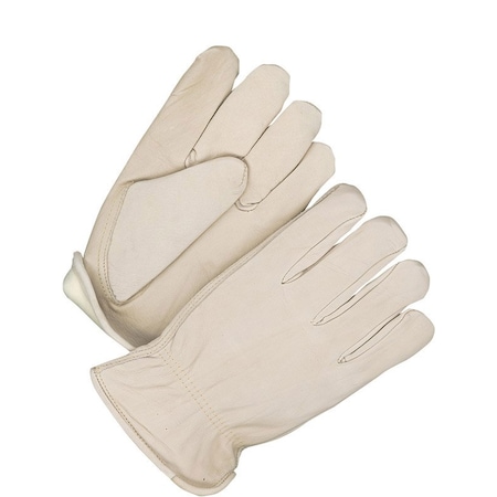 Lined Leather Driver, Grain Cowhide, Slip-On, Keystone Thumb, Gunn Cut, Natural, 2XL 1 PR MPN:20-9-374-X2L