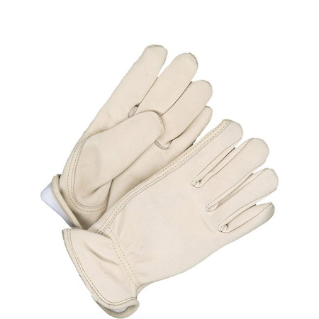 Lined Leather Driver, Cowhide, Slip-On, Keystone Thumb, Gunn Cut, Beige, 2XS 1 PR MPN:20-9-376-7