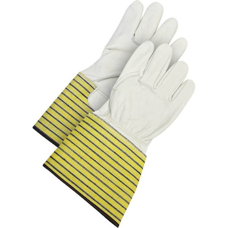 Leather Palm Gloves, Cowhide, Thinsulate, 5 in Cuff w/Inside Elastic Cuff, Gunn Cut w/Wing Thumb MPN:40-9-2515-X2L