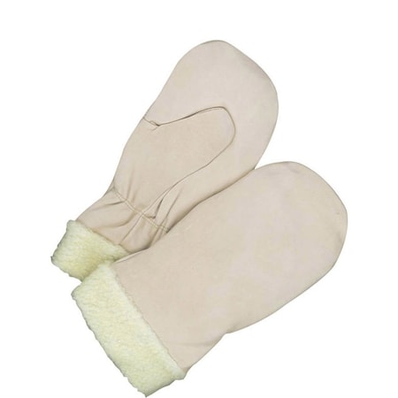 Lined Grain Cowhide Mitt, L, PR MPN:50-9-803PL-K