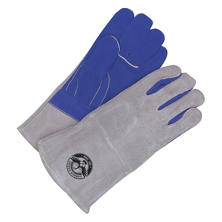 60-1-4020 Welding Gloves, Gauntlet Cuff, Straight Thumb, Premium Cowhide, Universal, 1 PR MPN:60-1-4020