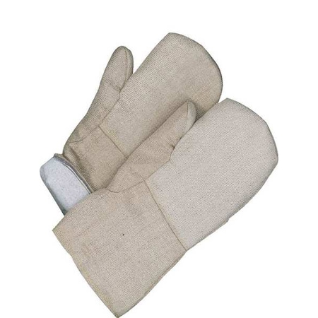 Heat-Resistant Mitts, Gauntlet Cuff, Beige, Universal MPN:63-9-740SIL