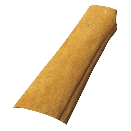 Welding Sleeve, Leather, 8 1/2 in Length, Beige, Straight Cuff MPN:64-1-SLF-L-K