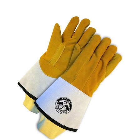Lined TIG Welder, Gauntlet Cuff, Kevlar Wrist Cuff, Clute Cut w/Straight Thumb Thumb, XS, 1 PR MPN:64-9-1141KW-8