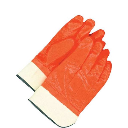 Knit Gloves, PVC, Smooth, Full, Not Rated Abrasion Level, Orange, Universal 1 PR MPN:99-1-7341