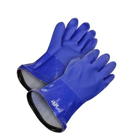 Chemical Resistant Gloves, PVC, 12 in L, 9, 1 PR MPN:99-1-820BD-9