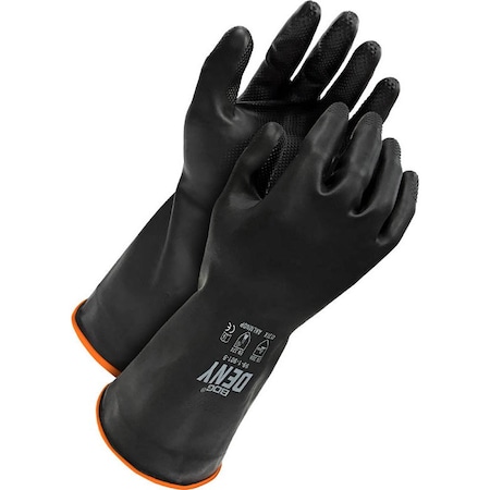 DENY Chemical Resistant Gloves, Black, S (7), 1 PR MPN:99-1-901-7